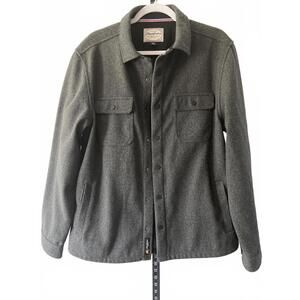 Flag & Anthem Men's Utility Jacket Medium Gray Wool Blend - M